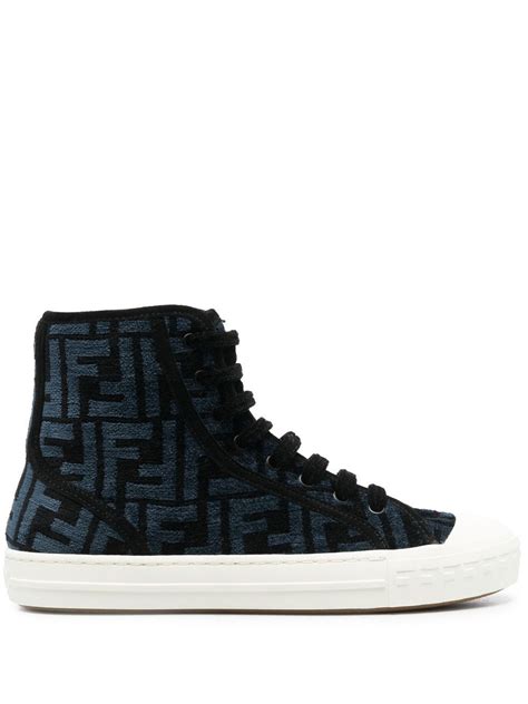 fendi high top sneakers vegan|sneakers fendi donna.